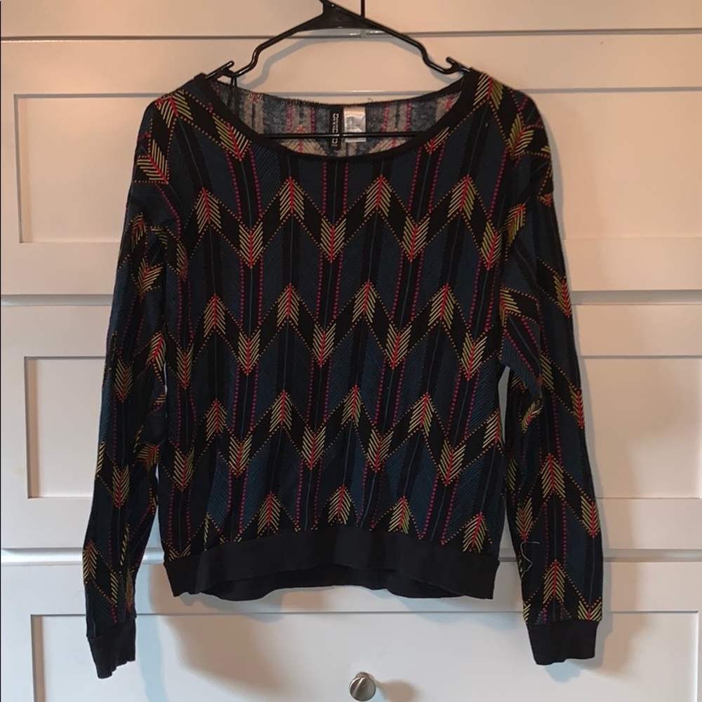 Long sleeve crew neck